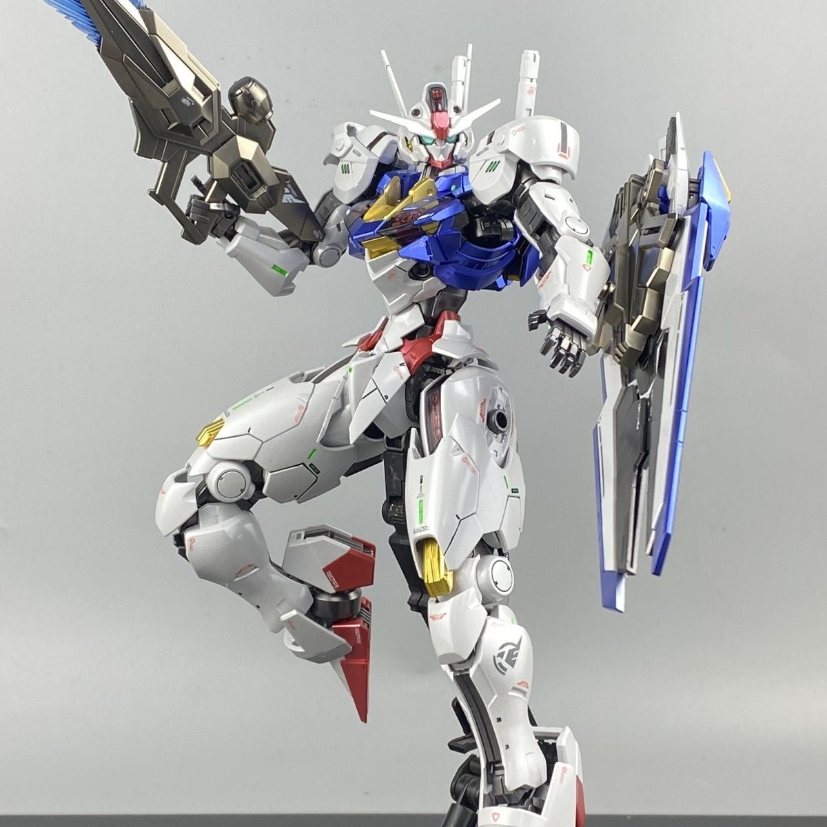 Full Mechanics Gundam Aerial 1/100 Customized Version Plated Coating (Xingmai Studio)