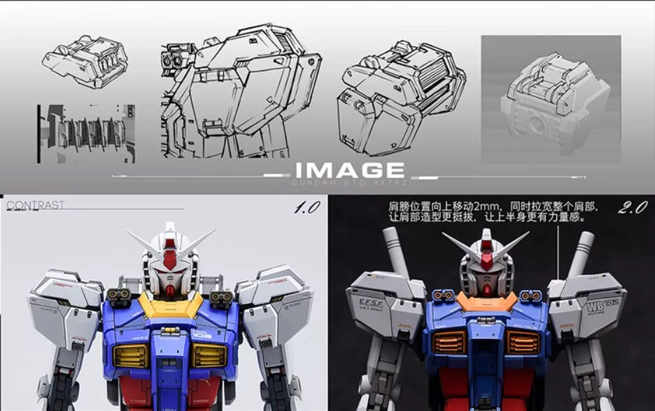 Infinite Dimension 1/100 RX-78 Gundam Ver. The Origin Resin Kit