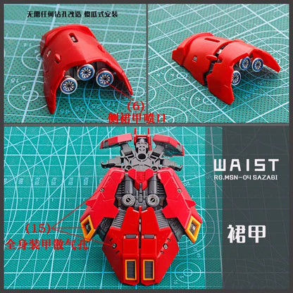 JAOPARTS RG Sazabi Metal Parts Full Package