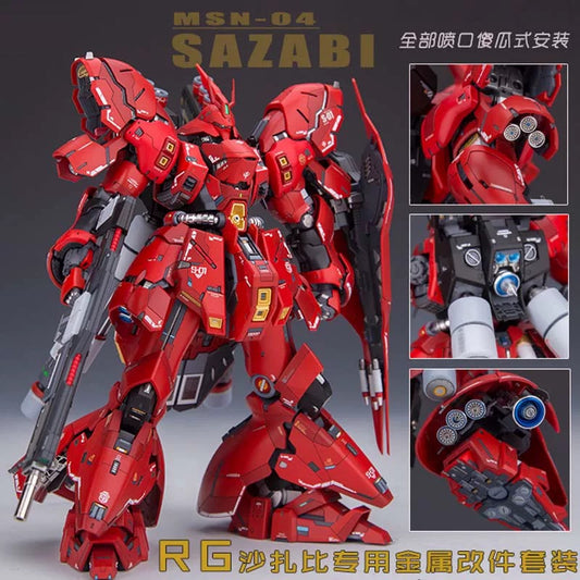 JAOPARTS RG Sazabi Metal Parts Full Package