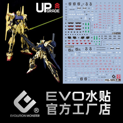 Evo Water Decal for MG Hyaku Shiki Ver 2.0 1/100 & MG Hyaku-Shiki Kai