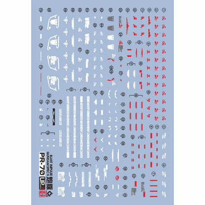 EVO Decal for RG 1/144 ZGMF-X56Sγ Blast Impulse Gundam SPEC II