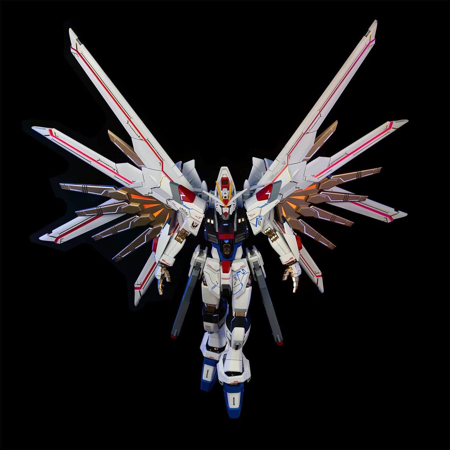 Evo Waterslide Decal – HG Mighty Strike Freedom Gundam Plated Gold Fluorescent Decal