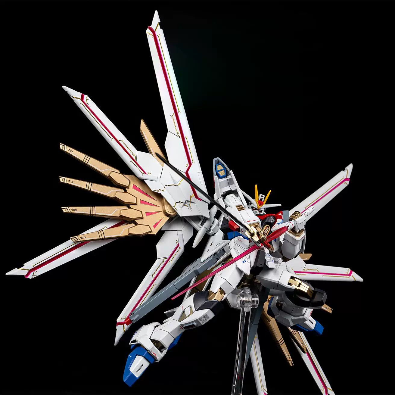 Evo Waterslide Decal – HG Mighty Strike Freedom Gundam Plated Gold Fluorescent Decal