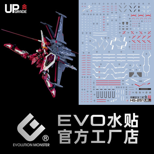 Evo Waterslide Decal – HG 1/144 INFINITE JUSTICE GUNDAM TypeⅡ Fluorescent Decal