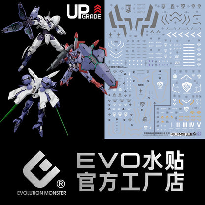 HG 1/144 MICHAELIS/BEGUIR-BEU/BEGUIR-PENTE EVO Water Decal