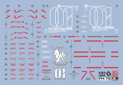 MG RX-93-v2 Hi Nu Gundam Ver. Ka 1/100 + MG HWS Expansion Set EVO Water Decal