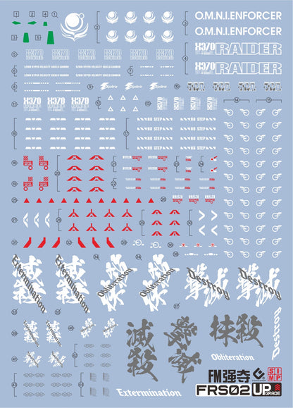 Full Mechanics Raider Gundam 1/100 EVO Water Decal