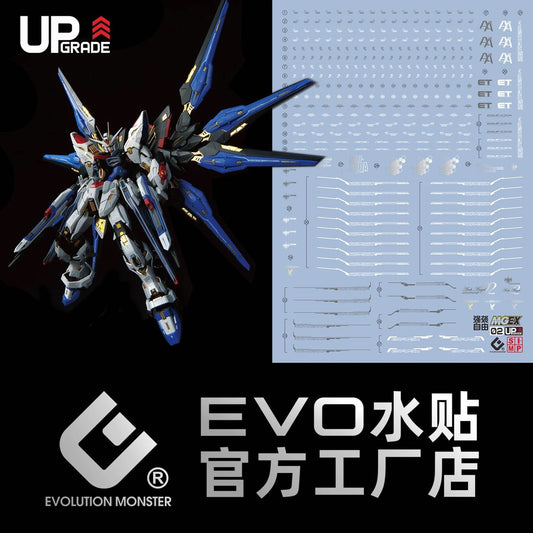 Evo MGEX Strike Freedom Gundam Water Decal Standard Version