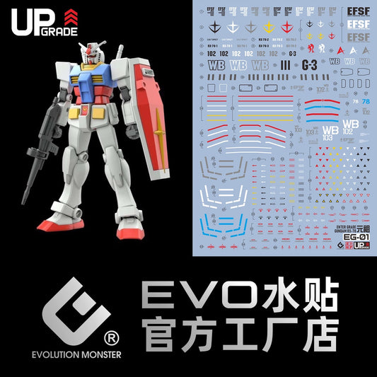 1/144 Entry Grade RX-78-2 Gundam EVO Water Decal