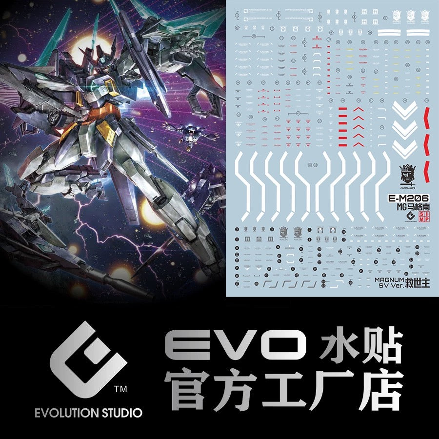 MG 1/100 GUNDAM AGE II MAGNUM EVO Water Decal