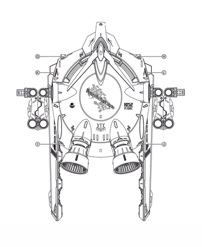 Full Mechanics 1/100 Forbidden Gundam EVO Water Decal