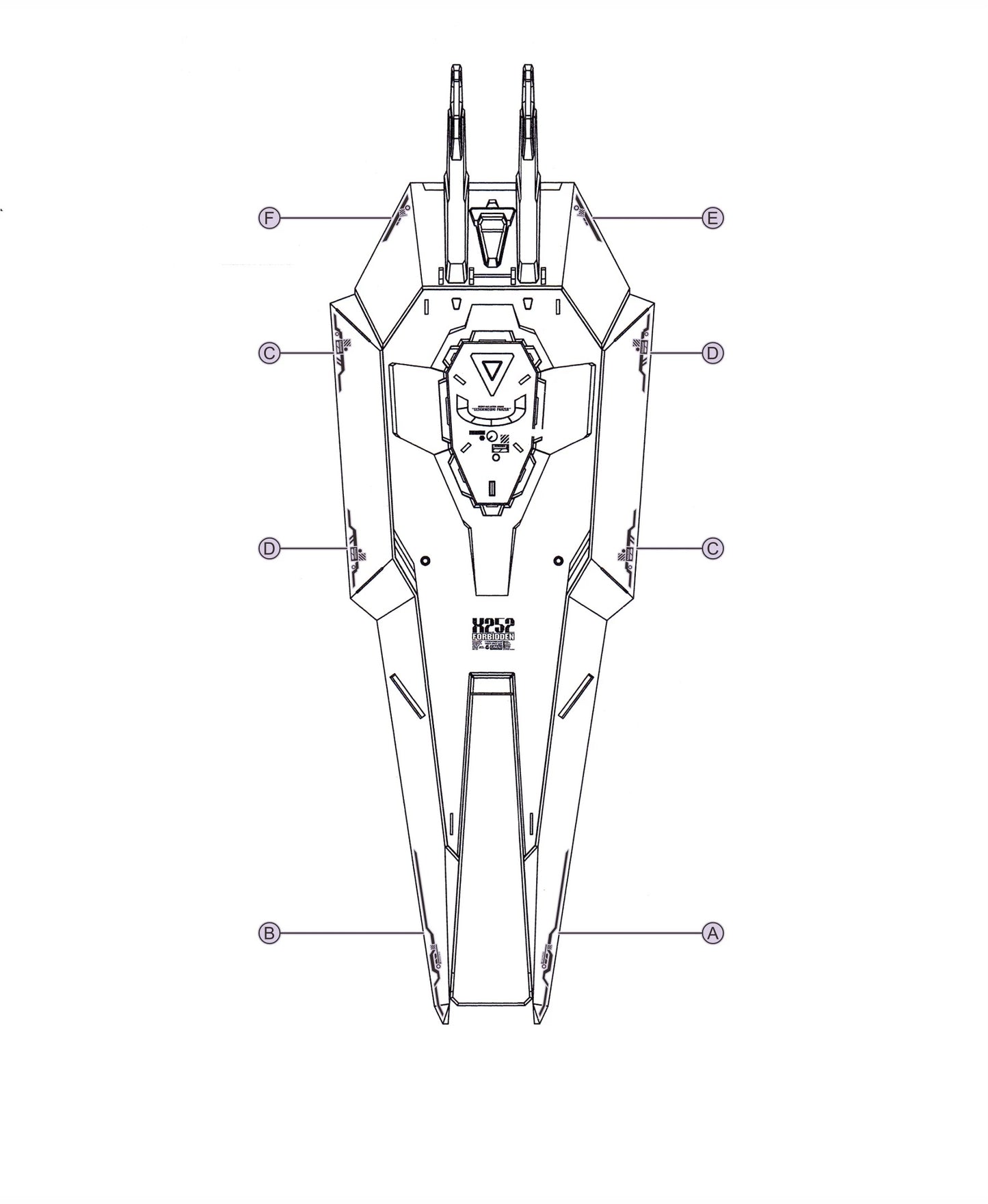 Full Mechanics 1/100 Forbidden Gundam EVO Water Decal