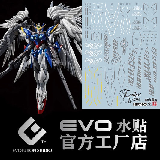 HIGH-RESOLUTION MODEL - 1/100 SCALE WING GUNDAM ZERO EW EVO Water Decal