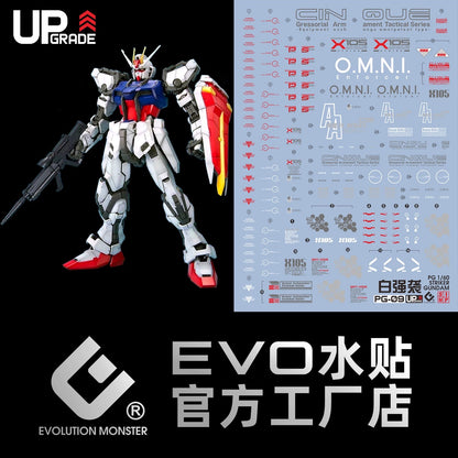 PG Strike Gundam 1/60 GAT-X105 EVO Water Decal