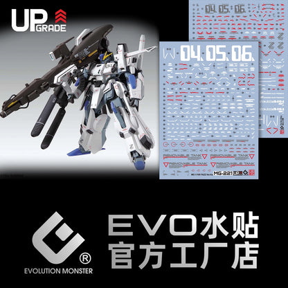 MG FAZZ Gundam Ver.Ka 1/100 EVO Water Decal