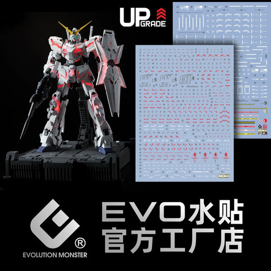 MGEX 1/100 Unicorn Gundam Ver.Ka EVO Water Decal