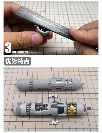 Moshiwanzao 2 Pack Customized Fuel Tank Kit for for MG 1/100 Sazabi ver ka