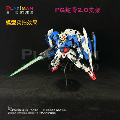 Playman Studio Snake Bone Action Base Stand Black for PG 00 Raiser 1/60