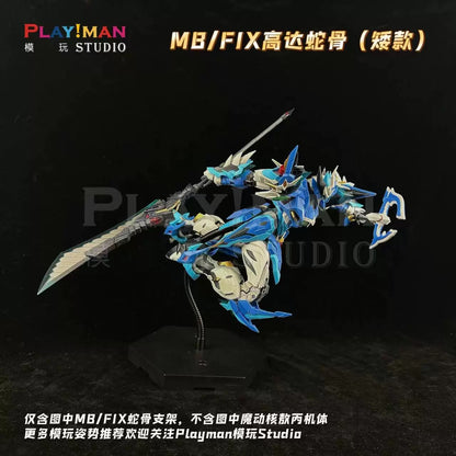 Playman Studio Snake Bone Action Base Stand [Black Ver.] for Metal Build/FIX/Metal Frame Gundam Model Kis