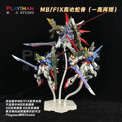 Playman Studio Snake Bone Action Base Stand [White Ver.] for Metal Build/FIX/Metal Frame Gundam Model Kis