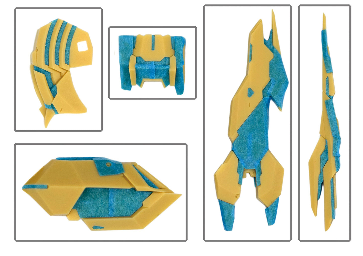 Pre-Cut Masking Tape for LabZero MGSD 1/100 GUNDAM BARBATOS LUPU5 REX