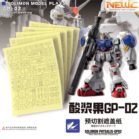 Pre-Cut Masking Tape for Solomon MG 1/100 Physalis GP02