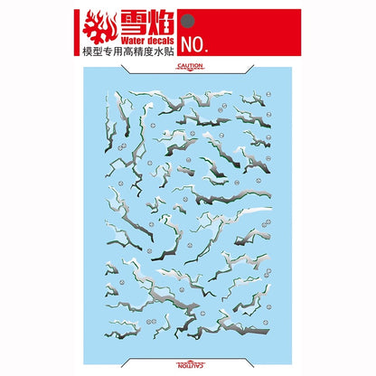 [SNOW FLAME] MG 1/100 Justice Gundam【Cross Contrast Colors / Clear Yellow】China Limited Water Decal [FLUORESCENT]