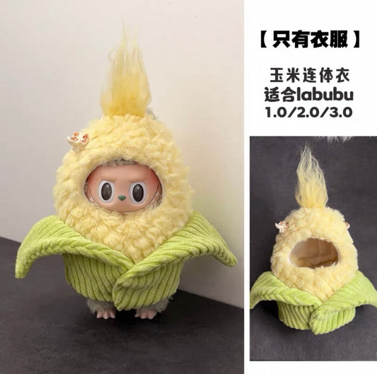 POP MART THE MONSTERS - Labubu Outfit - Corn (Outfit Only)