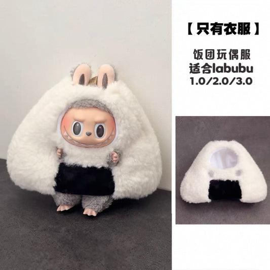 POP MART THE MONSTERS - Labubu Outfit - Rice Ball Onigiri(Outfit Only)