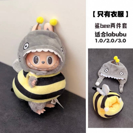 POP MART THE MONSTERS - Labubu Outfit - Shark Bee (Outfit Only)