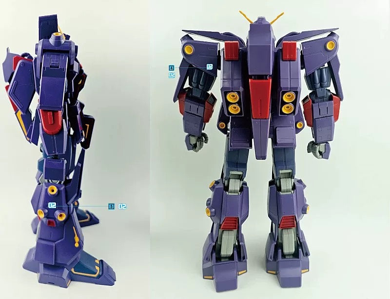 DL Model HG Psycho Gundam Mk-II  WATER DECAL (Ghost G-Rework Style)