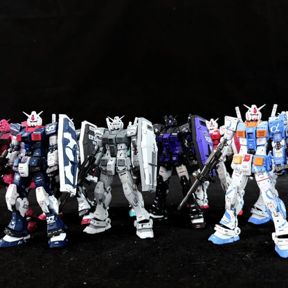 Changlong RG RX-78-2 Ver. 2.0 [Not Original Bandai Kit] 1/144 Customized Version Black Tri-Star ( Bubble Studio)