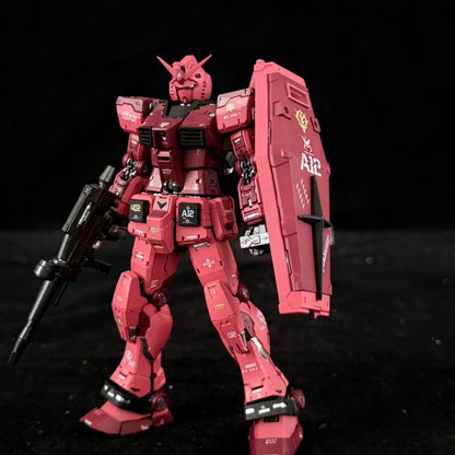 Changlong RG RX-78-2 Ver. 2.0 [Not Original Bandai Kit] 1/144 Customized Version Black Tri-Star ( Bubble Studio)