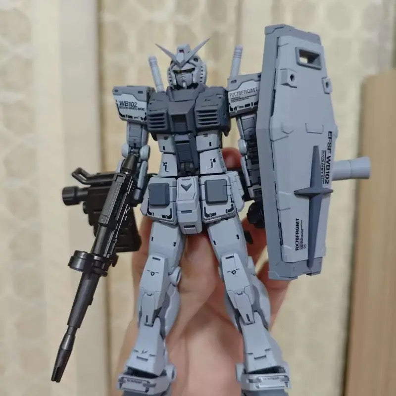 Changlong RG RX-78-2 Ver. 2.0 [Not Original Bandai Kit] 1/144 Customized Version Black Tri-Star ( Bubble Studio)