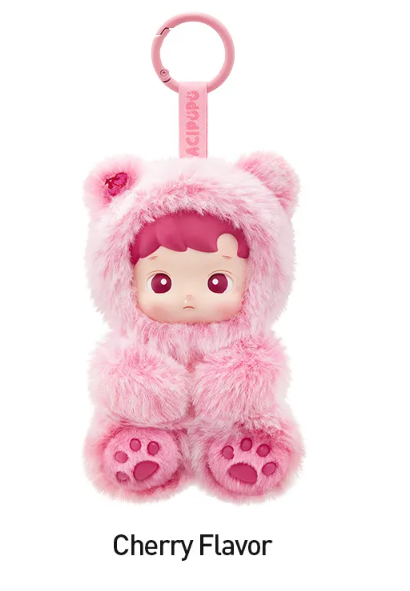 HACIPUPU Gummy Bear Series-Vinyl Plush Pendant Blind Box - Cherry Flavor (Confirmed Style)