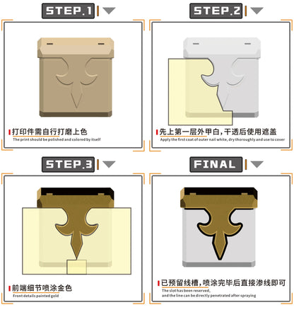 Hand Sets for HGCE Black Knight Squad Cal-re.A 1/144 [Un-Painted/Un-Colored] (With Pre-cut masking tape)