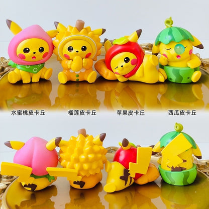 Pikachu X Fruits Blind Box Action Figure (Whole Set of 4)