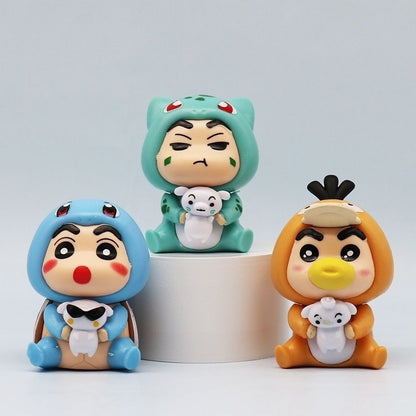 Crayon Shin-chan X Pokemon Blind Box Action Figure (Whole Set of 6)