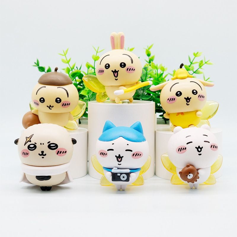 Chiikawa Happy Friends Blind Box Action Figure (Whole Set of 6)