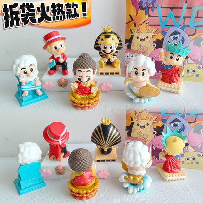 Mario World Tour Blind Box Action Figure (Whole Set of 6)