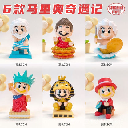 Mario World Tour Blind Box Action Figure (Whole Set of 6)