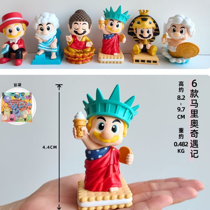 Mario World Tour Blind Box Action Figure (Whole Set of 6)