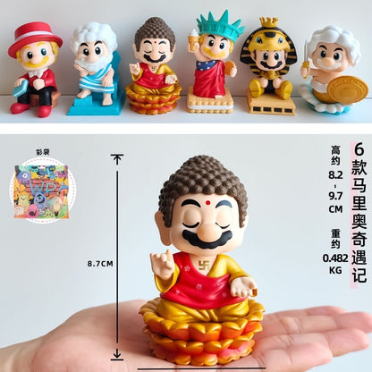 Mario World Tour Blind Box Action Figure (Whole Set of 6)