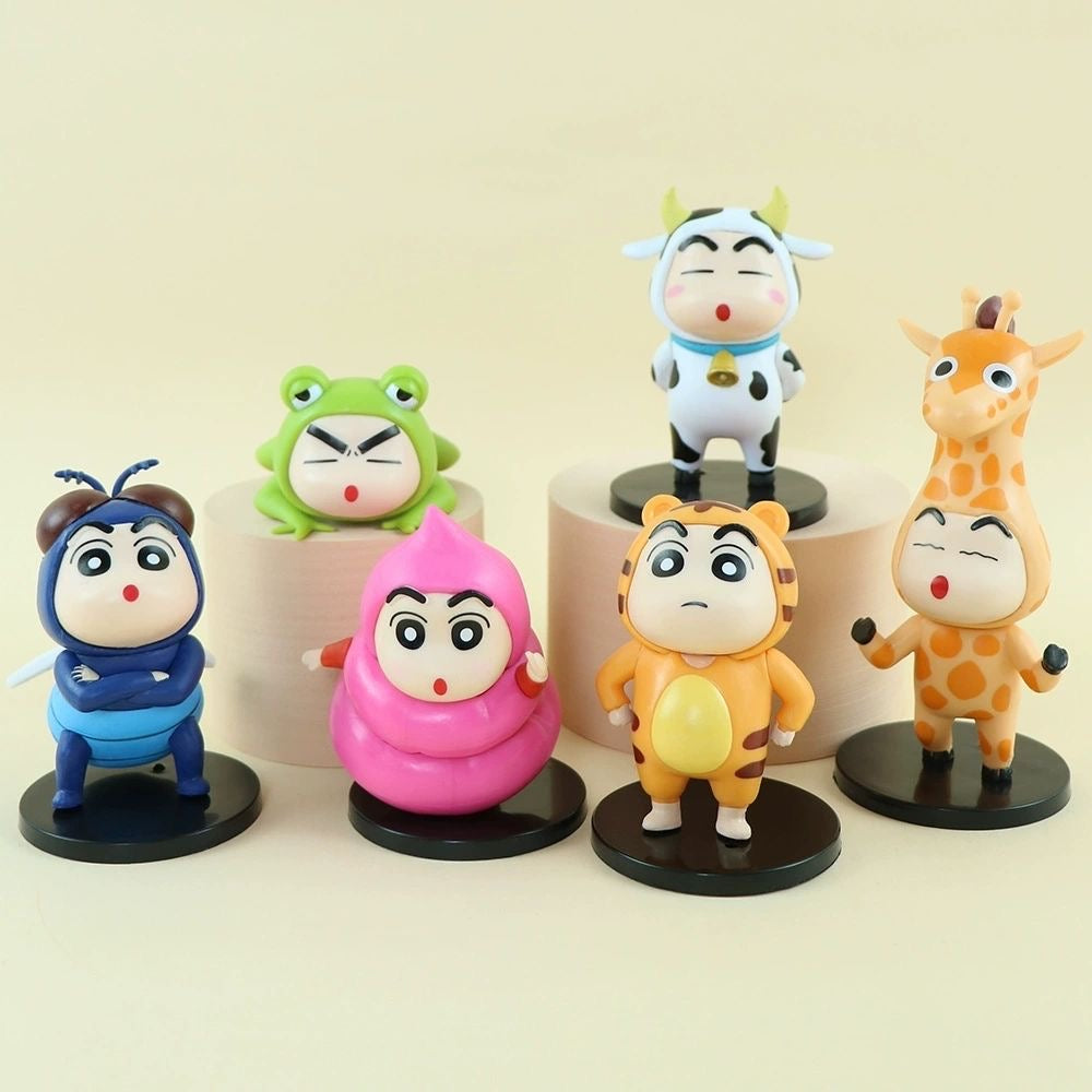 Crayon Shin-chan X Animal Blind Box Action Figure (Whole Set of 6)