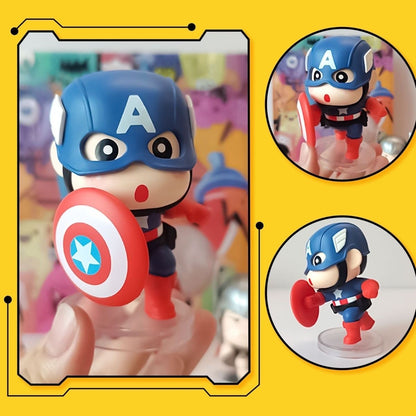 CRAYON SHIN-CHAN X Avengers & Justice League Blind Box Action Figure (Whole Set of 6)