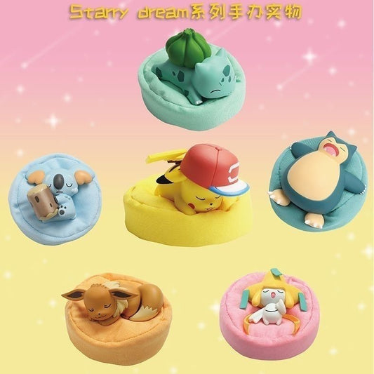 Pokemon Sleeping Blind Box Action Figure (Whole Set of 6)