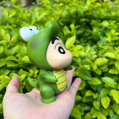 Crayon Shin-chan Green Dinosaur Figure