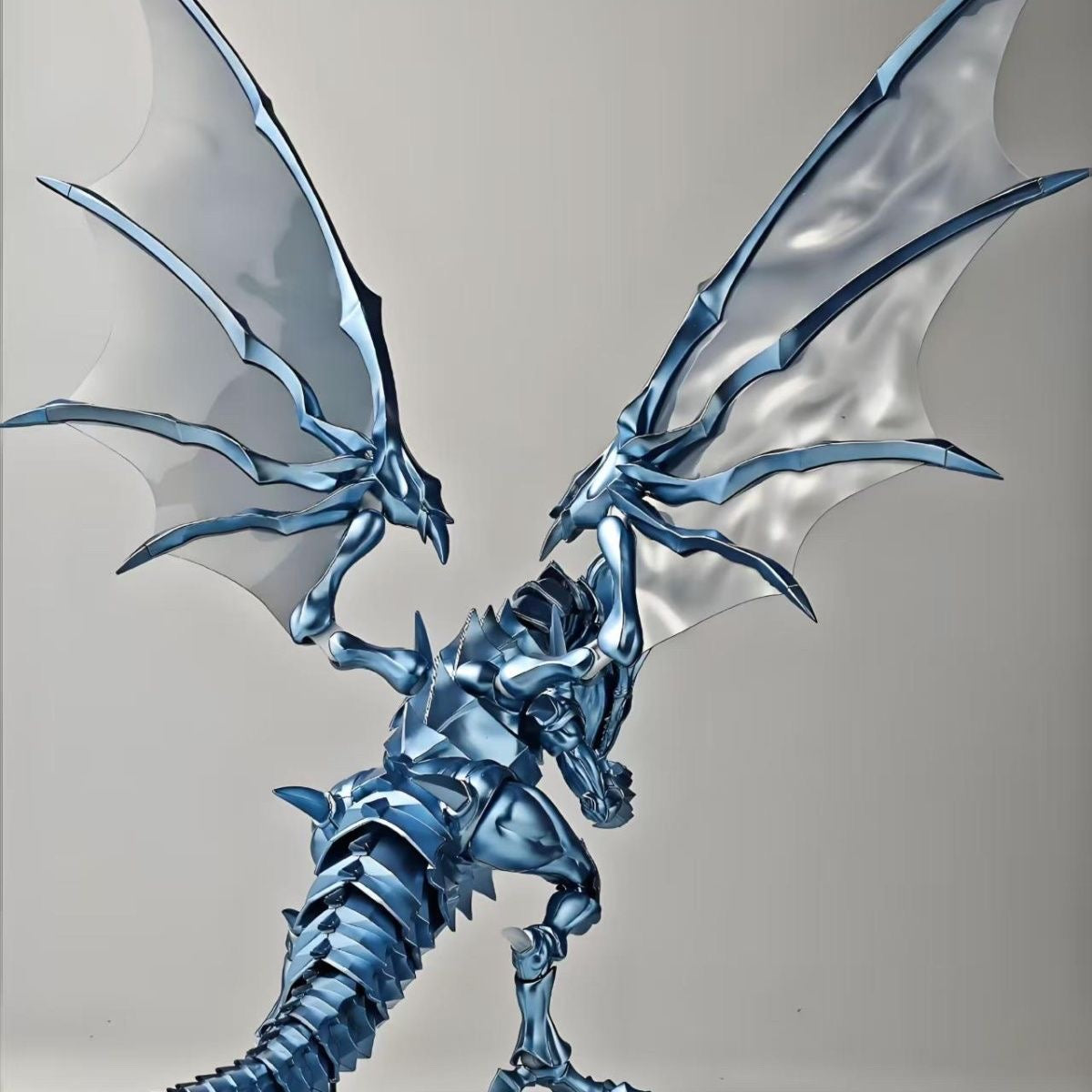 KB Dragon Figure-rise Standard Amplified Blue Eyes White Dragon Metallic Coating