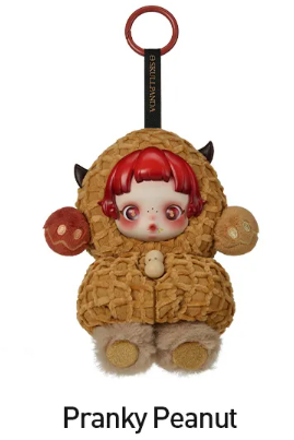 SKULLPANDA You Found Me! Series Plush Doll Pendant - Pranky Peanut SKULLPANDA You Found Me! Series Plush Doll Pendant - Pranky Peanut